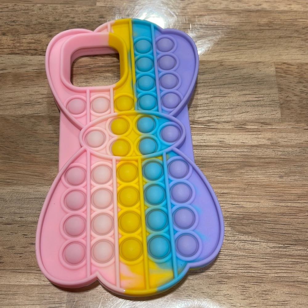Pop fidget stress relief phone case